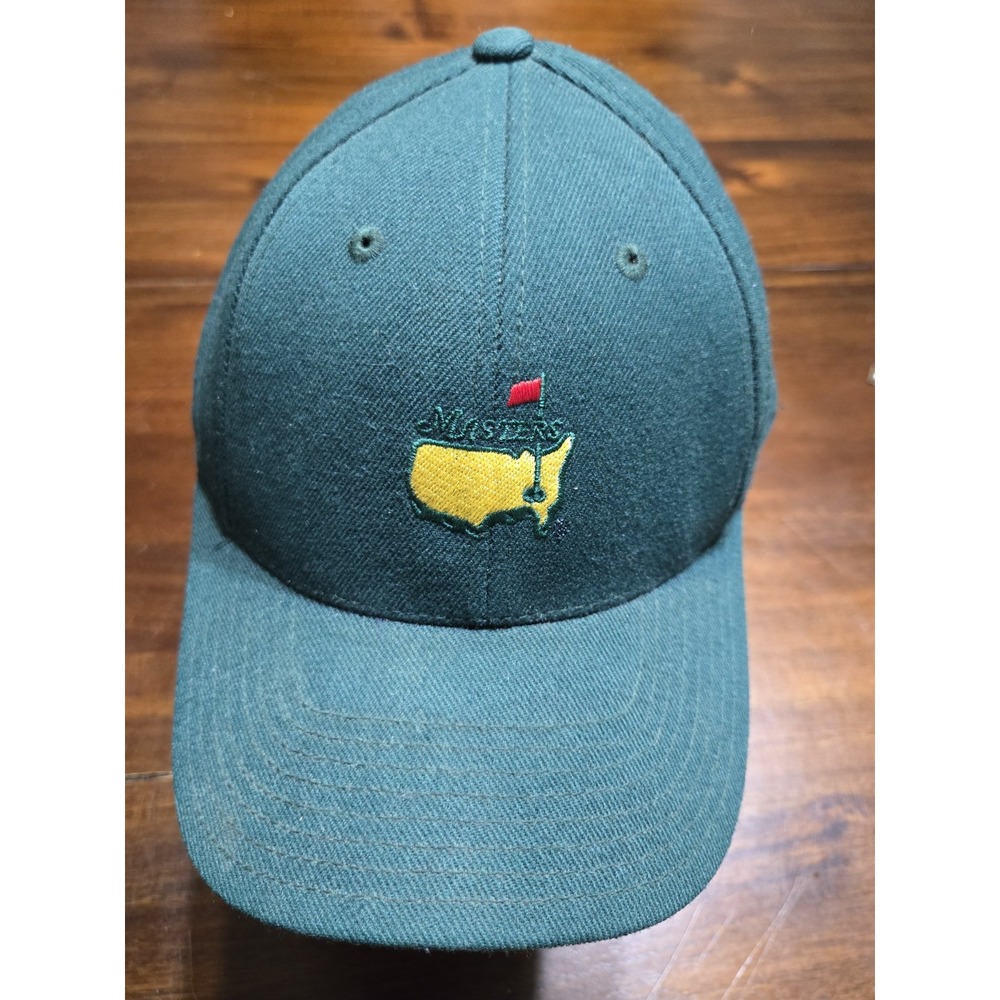 Masters Fitted Golf Hat 7 1/2 Crow's Nest Collection Professional Model Green